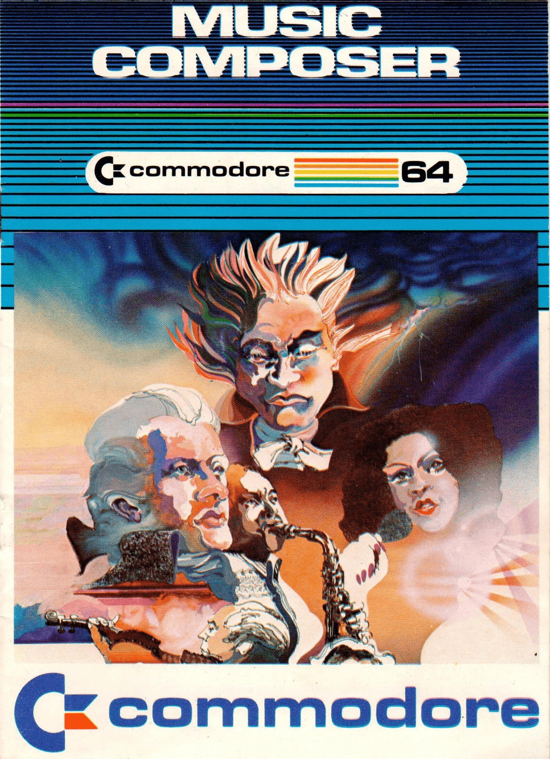 Music Composer box art for Commodore 64